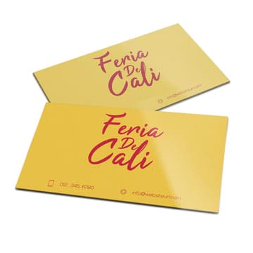 Tarjeta Personal Brillante